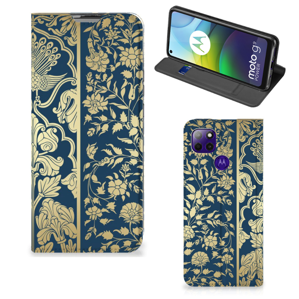 Motorola Moto G9 Power Smart Cover Beige Flowers - B2C Telecom