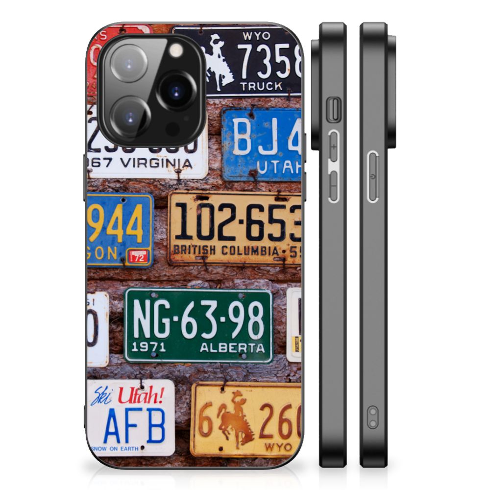 iPhone 14 Pro Max Silicone Back Case Kentekenplaten