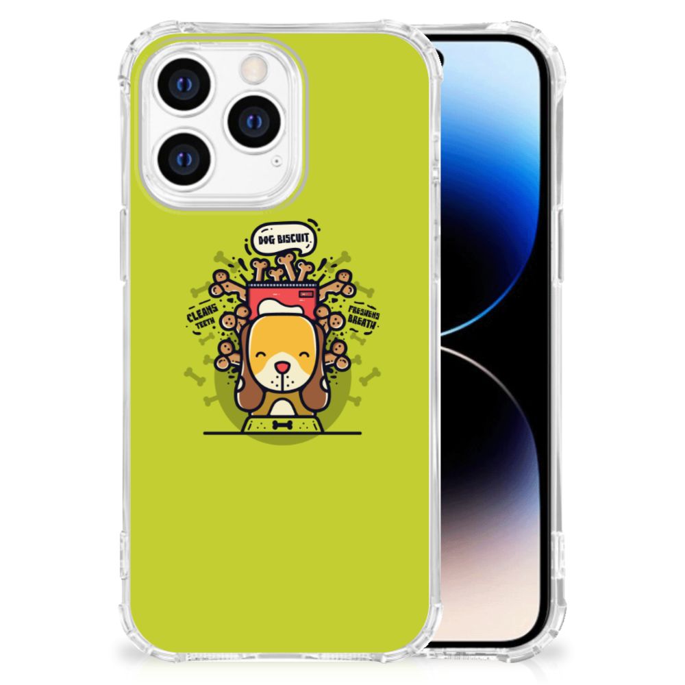 iPhone 14 Pro Stevig Bumper Hoesje Doggy Biscuit B2C Telecom