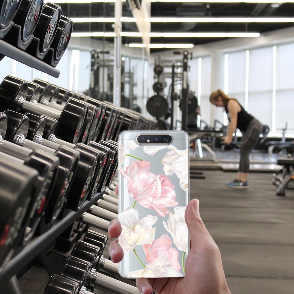 Samsung Galaxy A80 TPU Case Lovely Flowers
