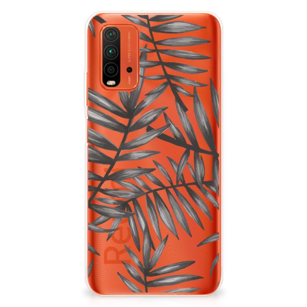 Xiaomi Poco M3 TPU Case Leaves Grey