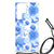 Case voor Samsung Galaxy S23 Ultra Flowers Blue