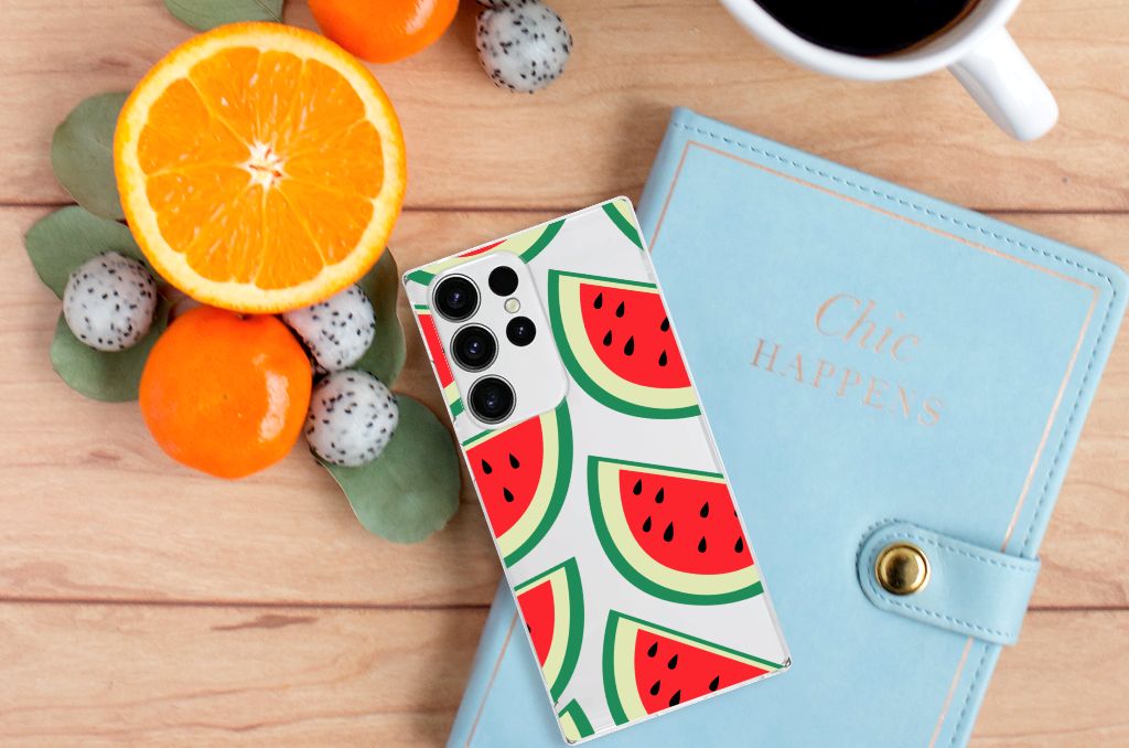 Samsung Galaxy S23 Ultra Siliconen Case Watermelons B2C Telecom