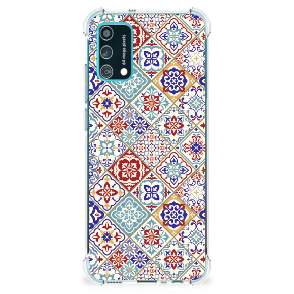 Samsung Galaxy M02s | A02s Anti-Shock Hoesje Tiles Color B2C Telecom