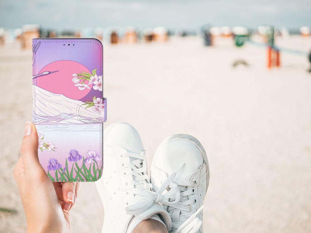 Samsung Galaxy A03s Telefoonhoesje met Pasjes Bird Flying