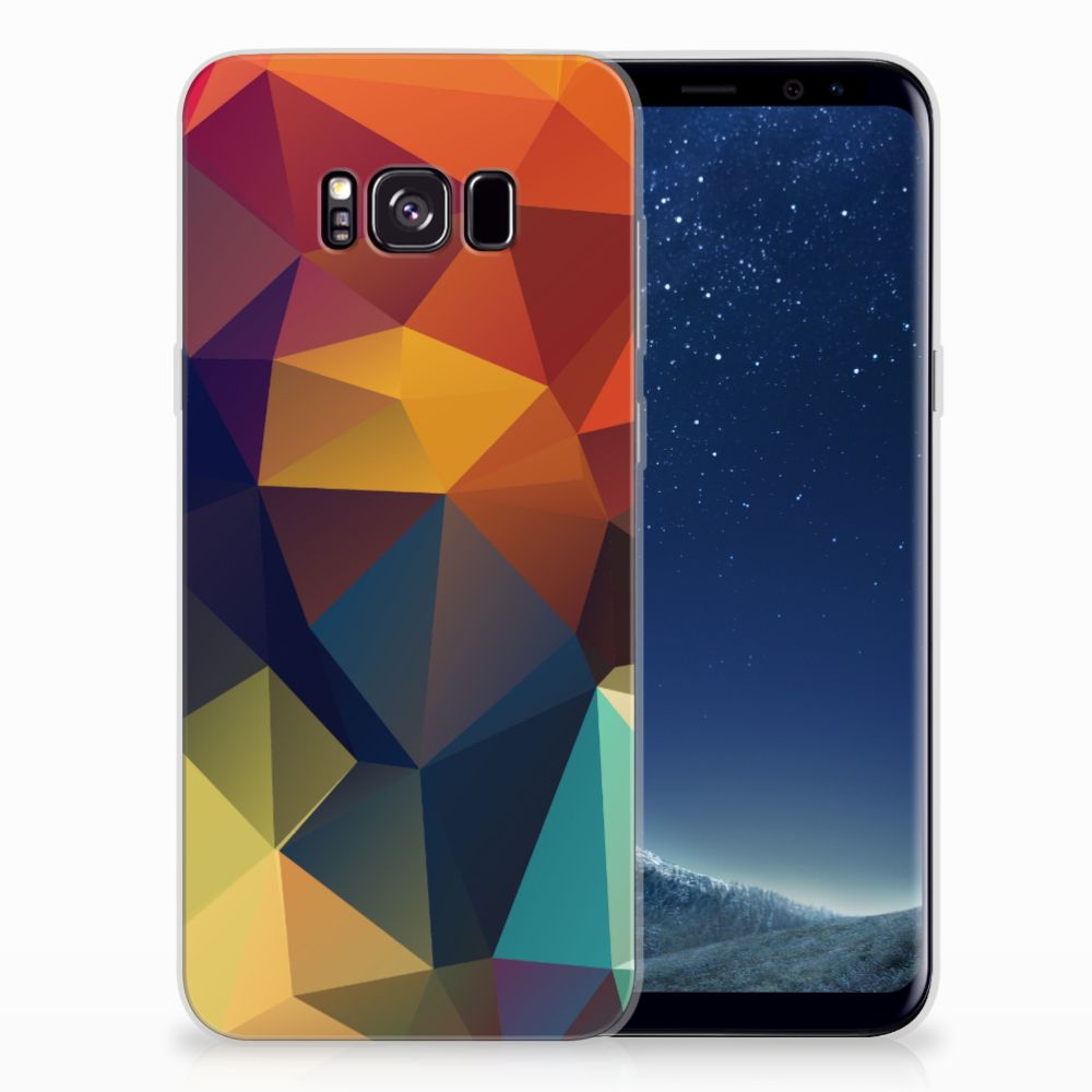 Samsung Galaxy S8 Plus TPU Hoesje Polygon Color