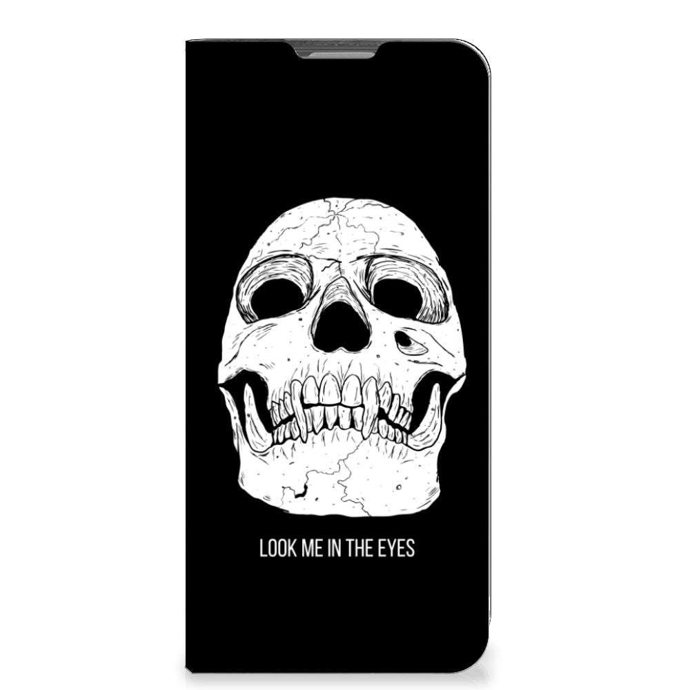 Mobiel BookCase OPPO Reno8 Lite Skull Eyes - B2C Telecom