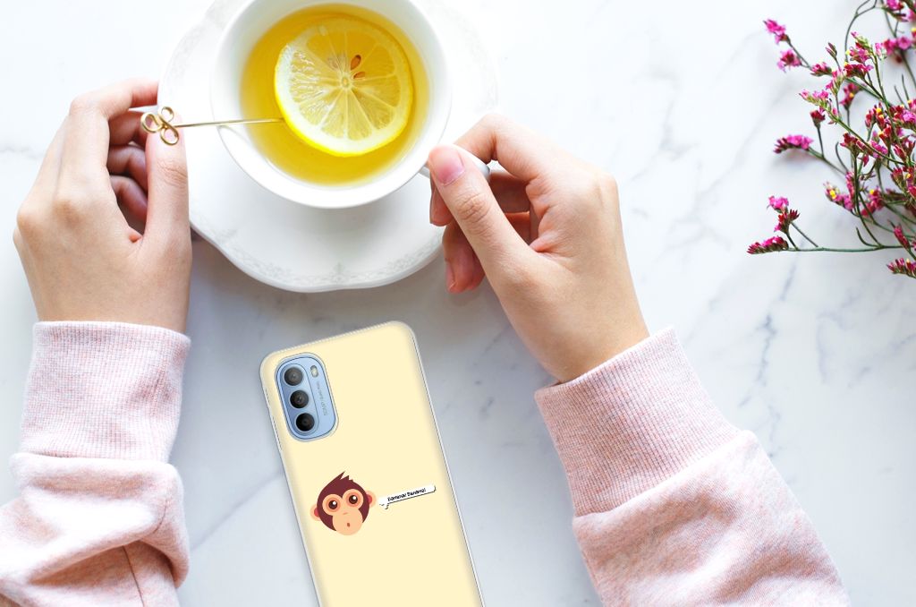 Motorola Moto G31 | G41 Telefoonhoesje met Naam Monkey B2C Telecom