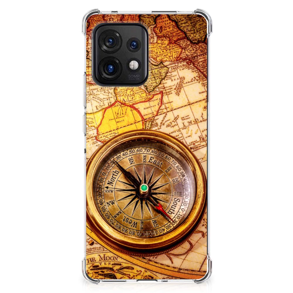 Motorola Edge 40 Pro Telefoonhoesje met valbescherming Kompas