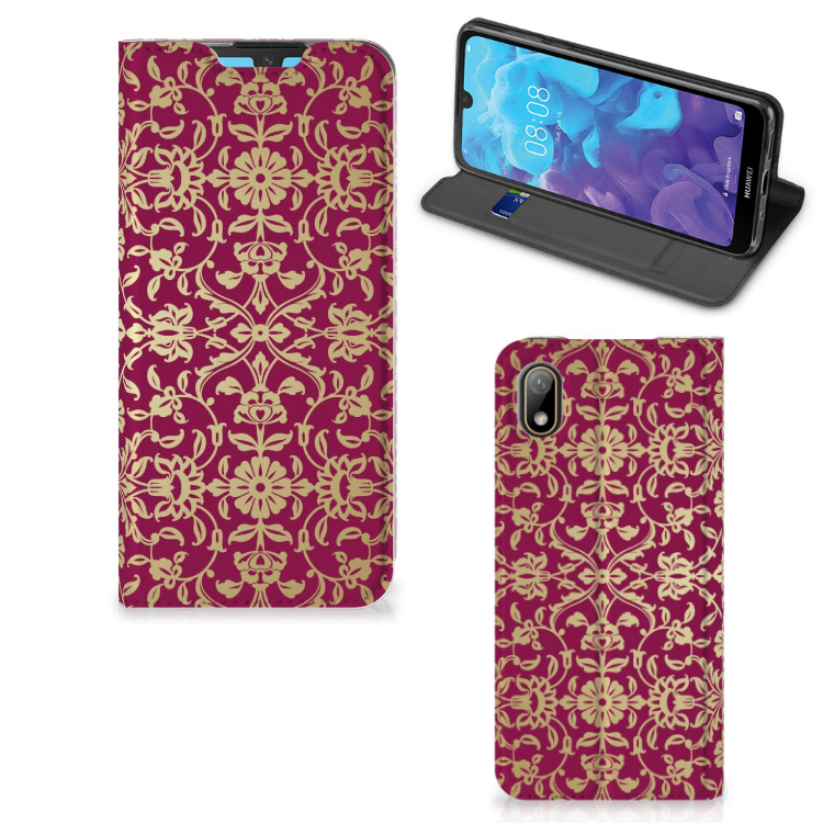 Telefoon Hoesje Huawei Y5 (2019) Barok Pink - B2C Telecom