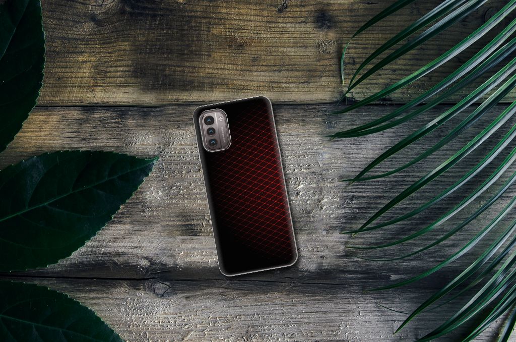 Nokia G21 | G11 TPU bumper Geruit Rood B2C Telecom