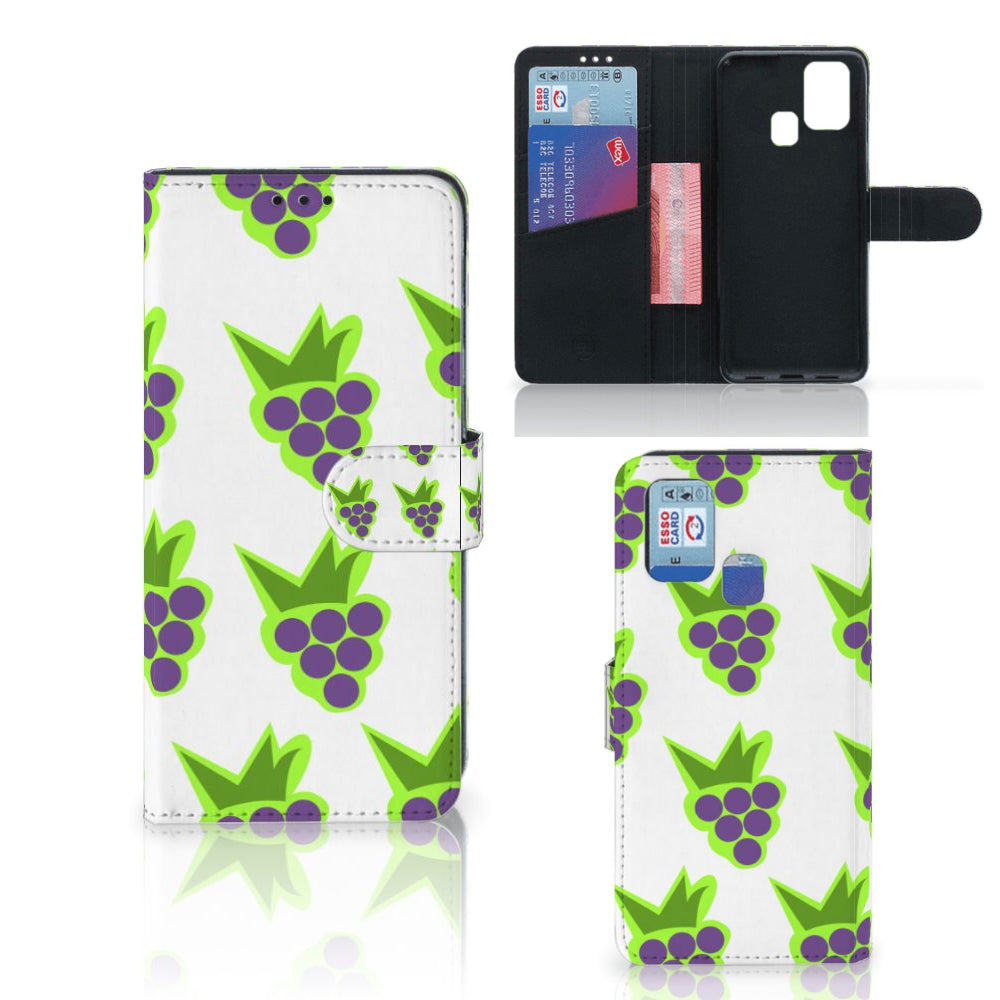Samsung Galaxy M31 Book Cover Druiven