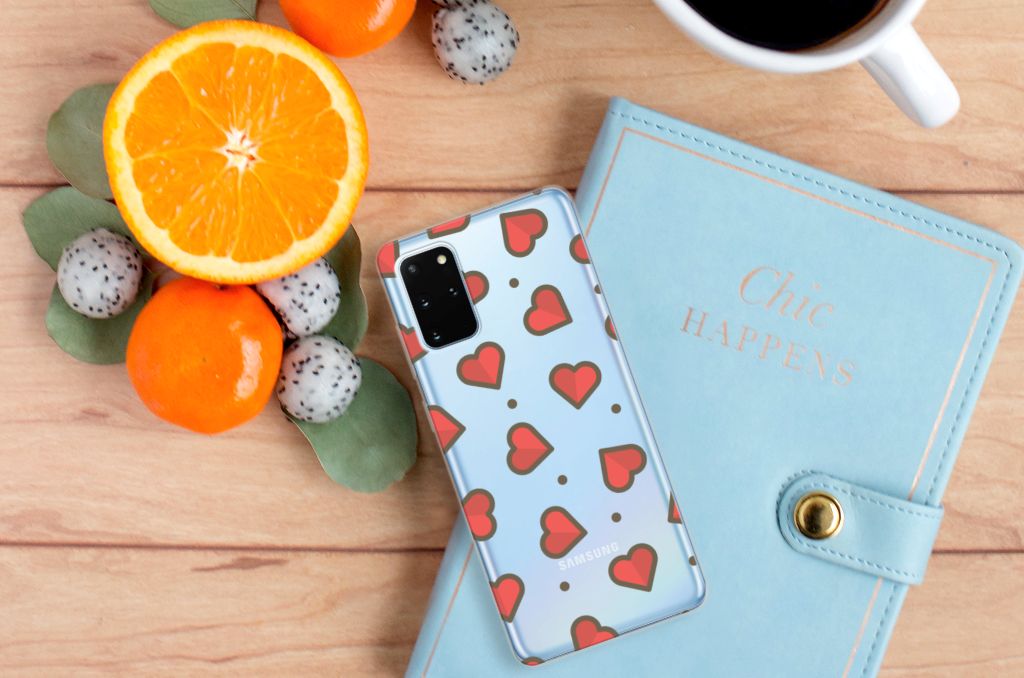 Samsung Galaxy S20 Plus TPU bumper Hearts B2C Telecom