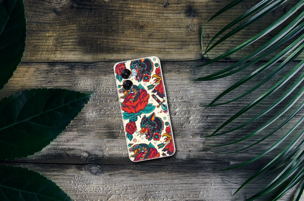 Siliconen Hoesje met foto voor OPPO A77 | A57 5G Old Skool B2C Telecom