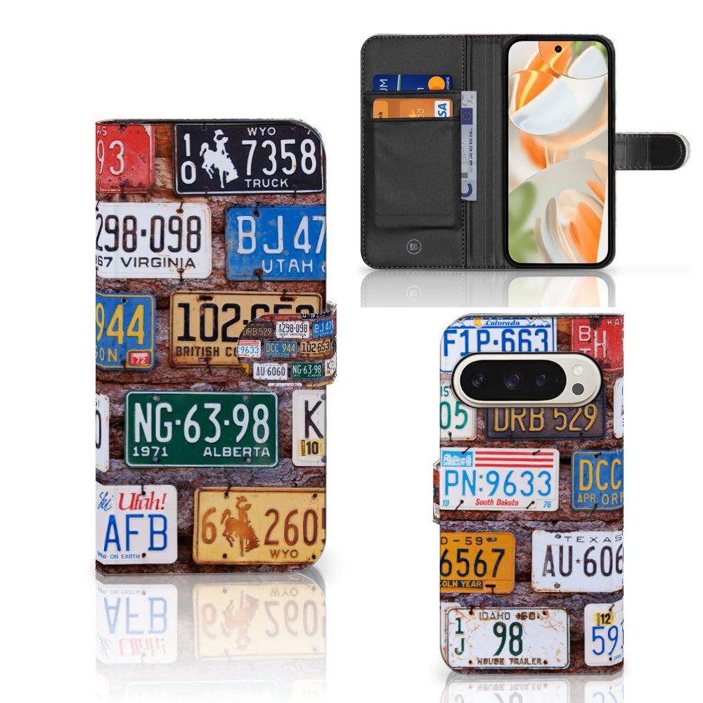 Google Pixel 9 | 9 Pro Telefoonhoesje met foto Kentekenplaten