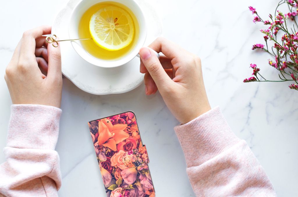 Samsung Galaxy A3 2017 Hoesje Bosje Bloemen