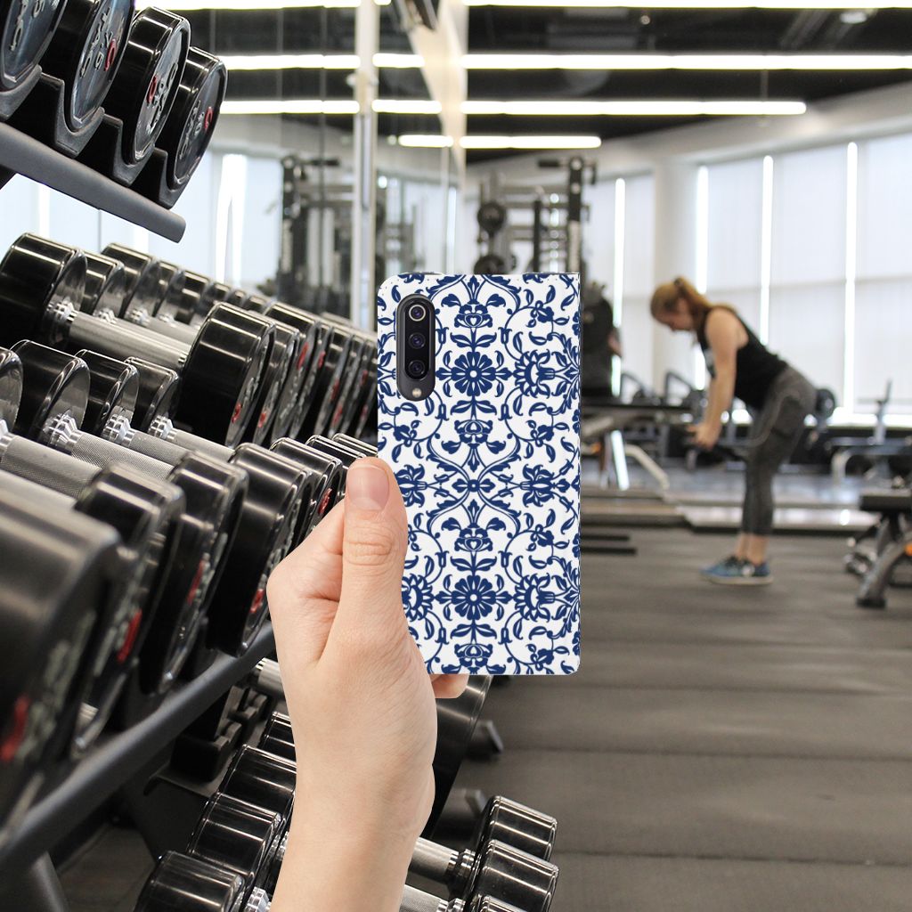 Xiaomi Mi 9 Smart Cover Flower Blue