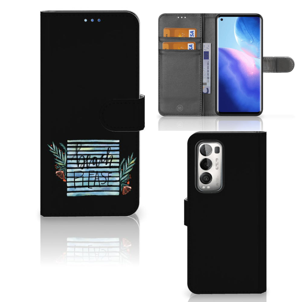 OPPO Find X3 Neo 5G Leuk Hoesje Boho Beach