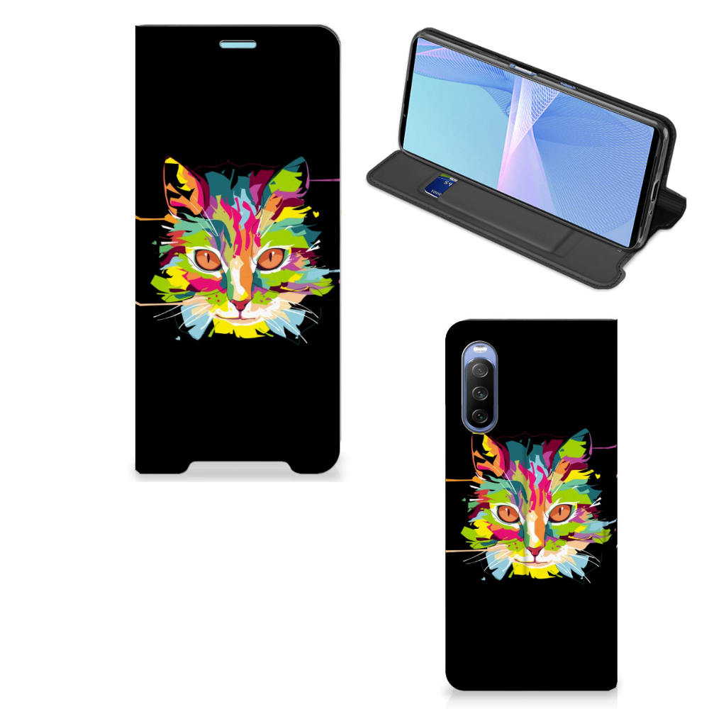 Sony Xperia 10 III Magnet Case Cat Color - B2C Telecom