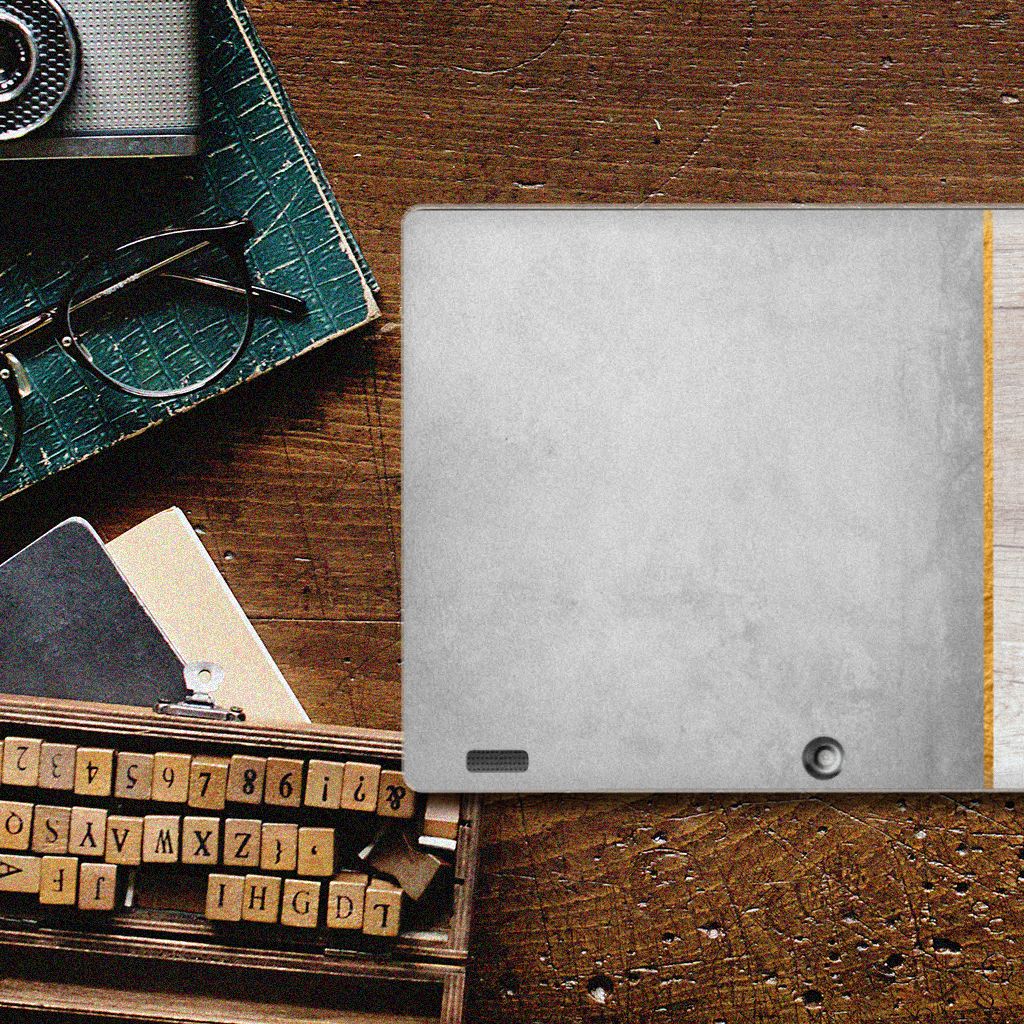 Lenovo Tab 10 | Tab 2 A10-30 Silicone Tablet Hoes Wood Concrete - B2C Telecom