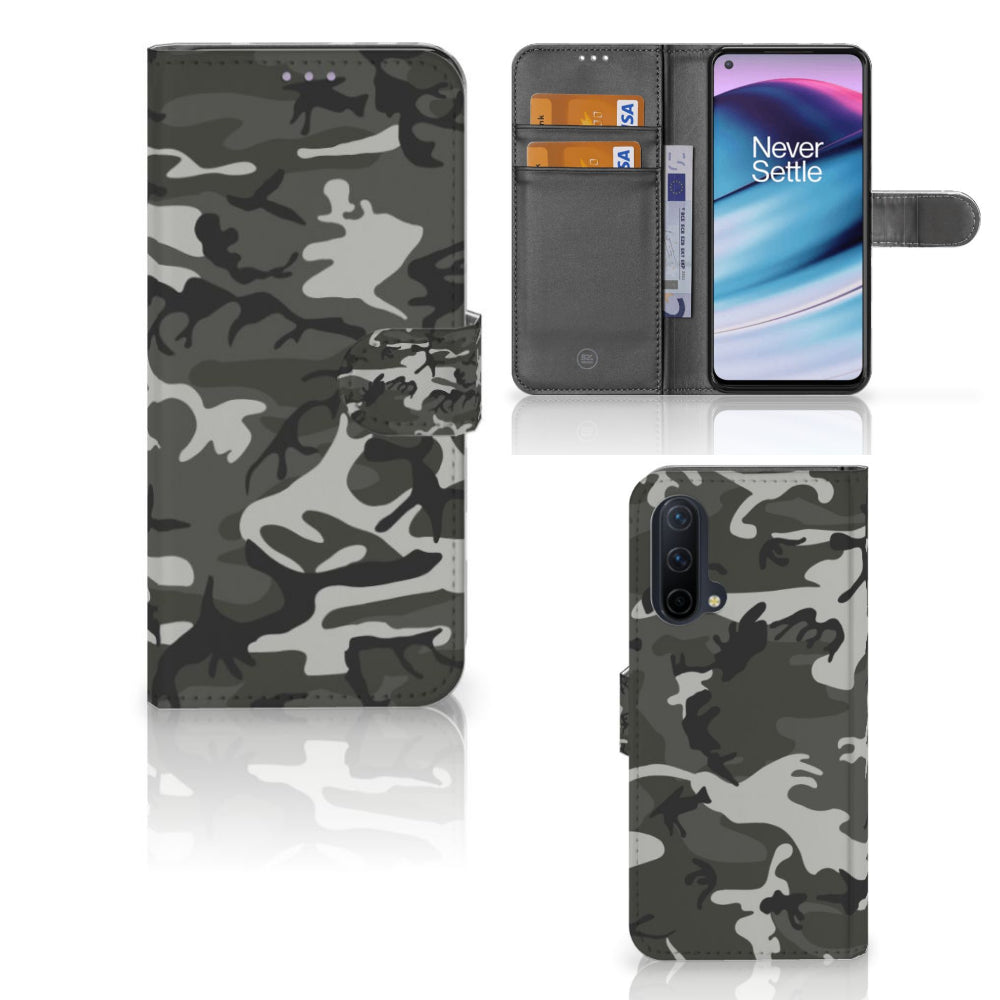 OnePlus Nord CE 5G Telefoon Hoesje Army Light