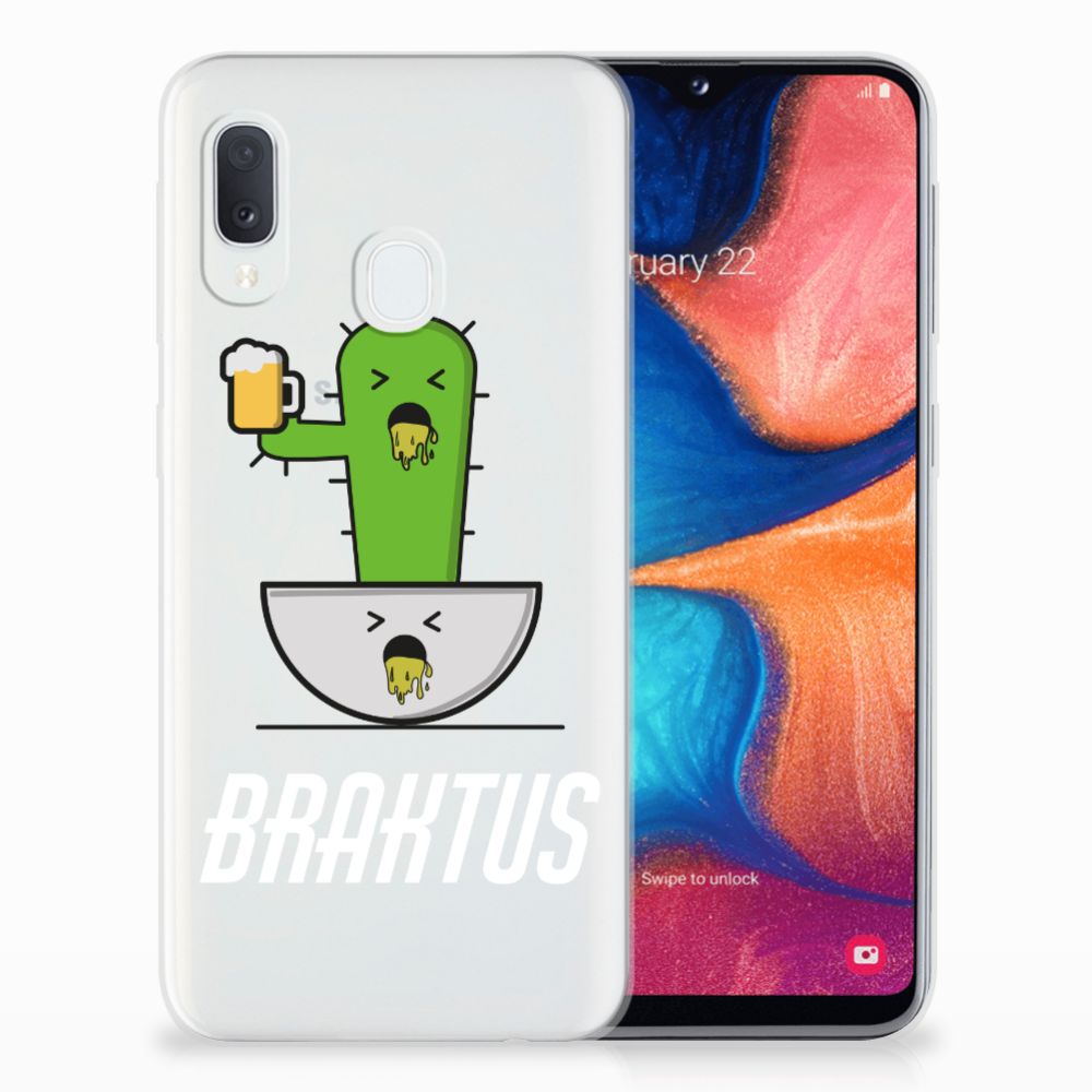Samsung Galaxy A20e Telefoonhoesje met Naam Braktus