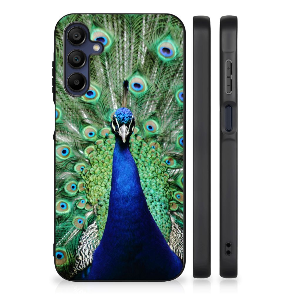 Samsung Galaxy A15 Dierenprint Telefoonhoesje Pauw