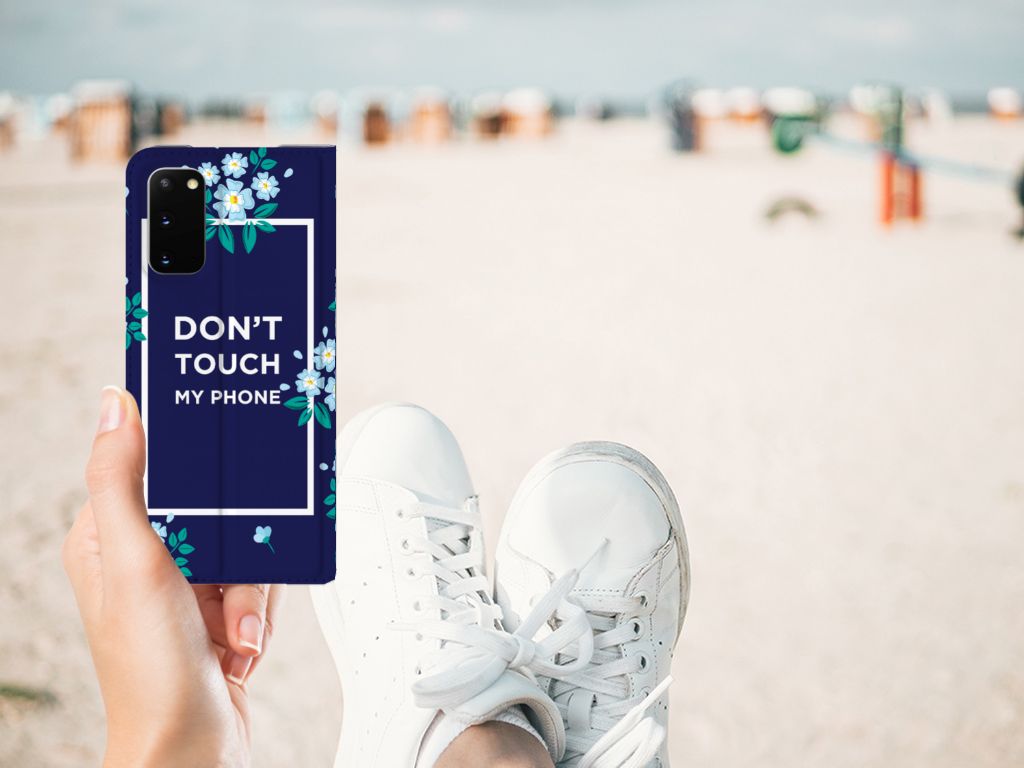 Samsung Galaxy S20 Design Case Flowers Blue DTMP - B2C Telecom