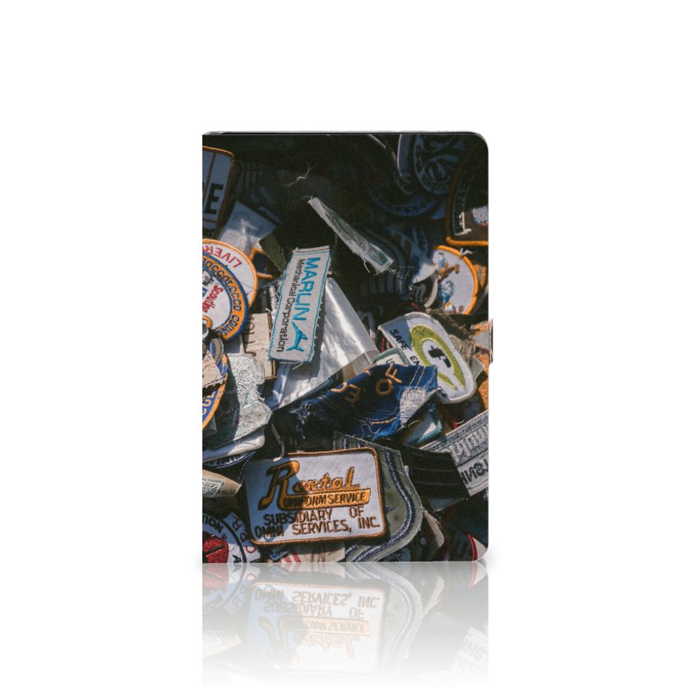 Samsung Galaxy Tab S7 FE | S7+ | S8+ Tablet Hoesje met foto Badges