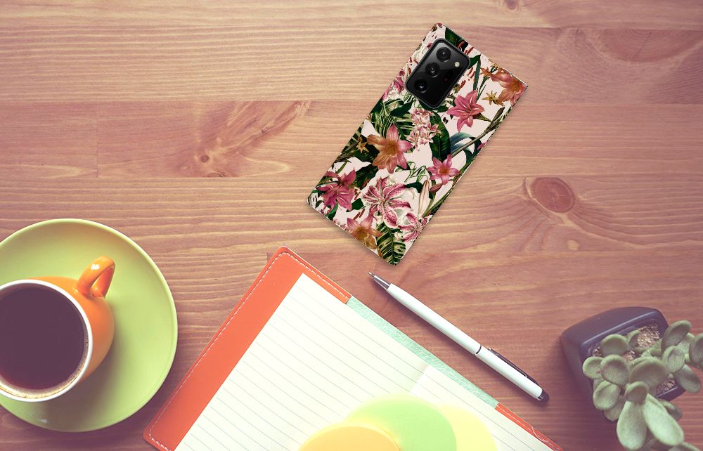 Samsung Galaxy Note 20 Ultra Smart Cover Flowers - B2C Telecom
