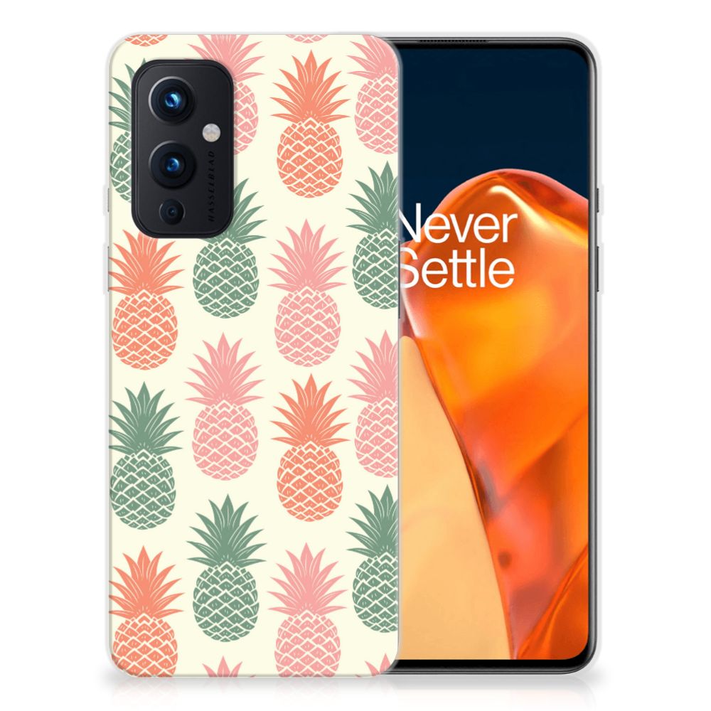 OnePlus 9 Siliconen Case Ananas B2C Telecom