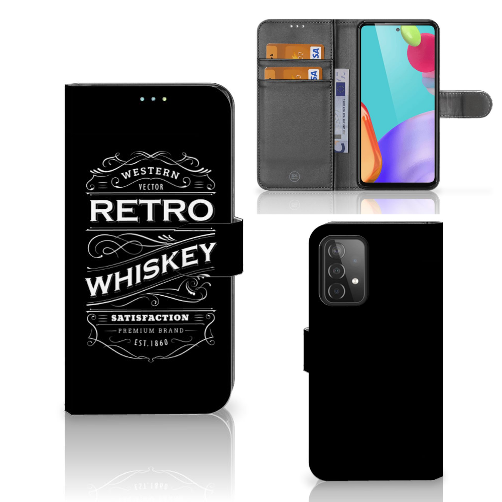 Samsung Galaxy A52 Book Cover Whiskey