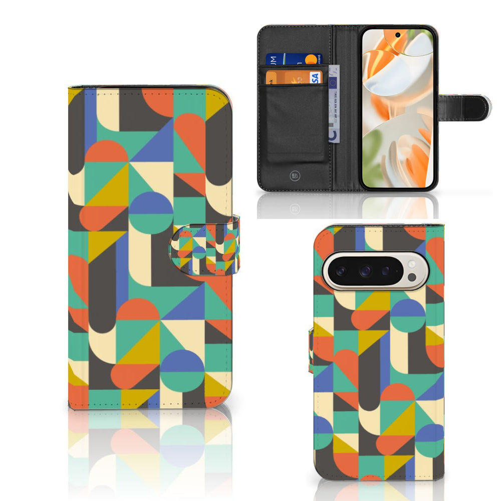 Google Pixel 9 | 9 Pro Telefoon Hoesje Funky Retro