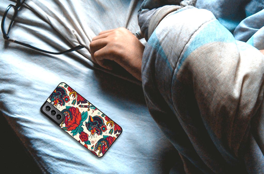 Silicone Back Case voor Samsung Galaxy S21FE Old Skool B2C Telecom
