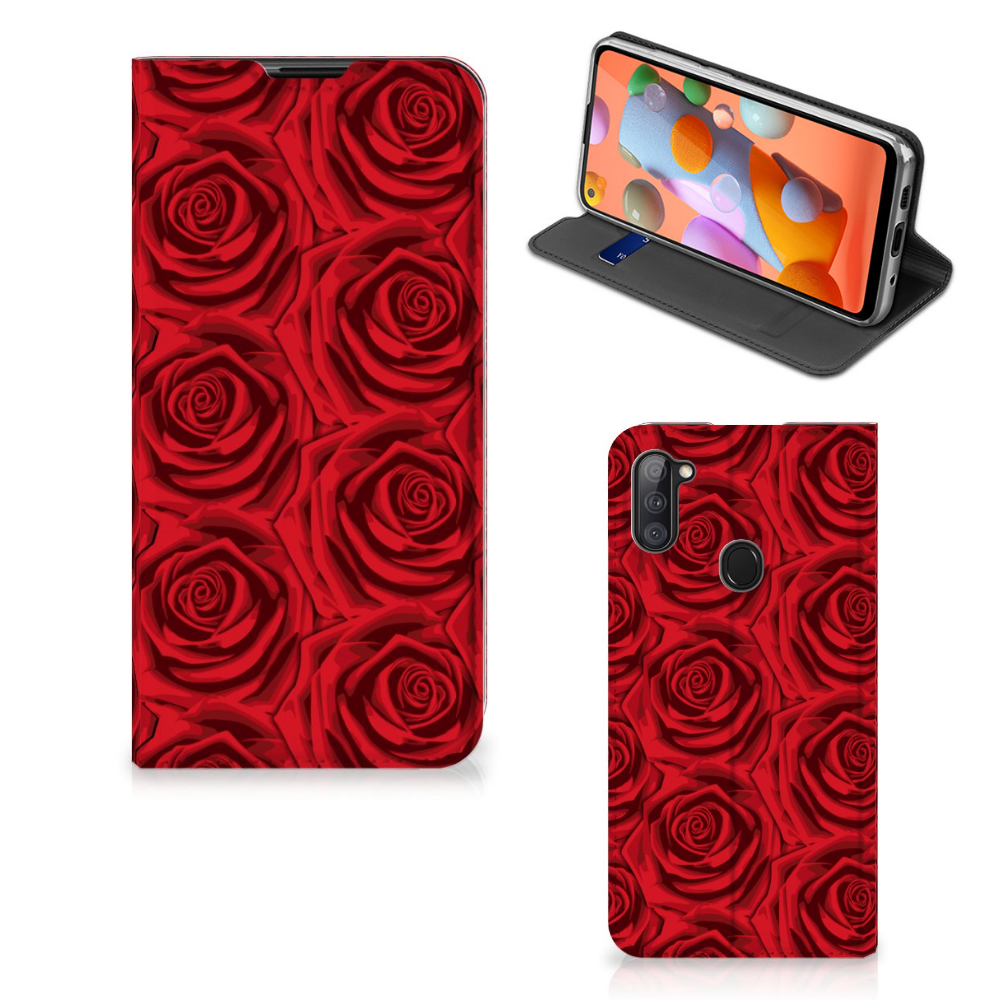 Samsung Galaxy M11 | A11 Smart Cover Red Roses - B2C Telecom
