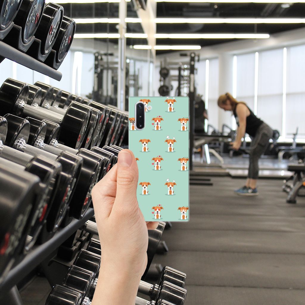Samsung Galaxy Note 10 TPU Hoesje Pups