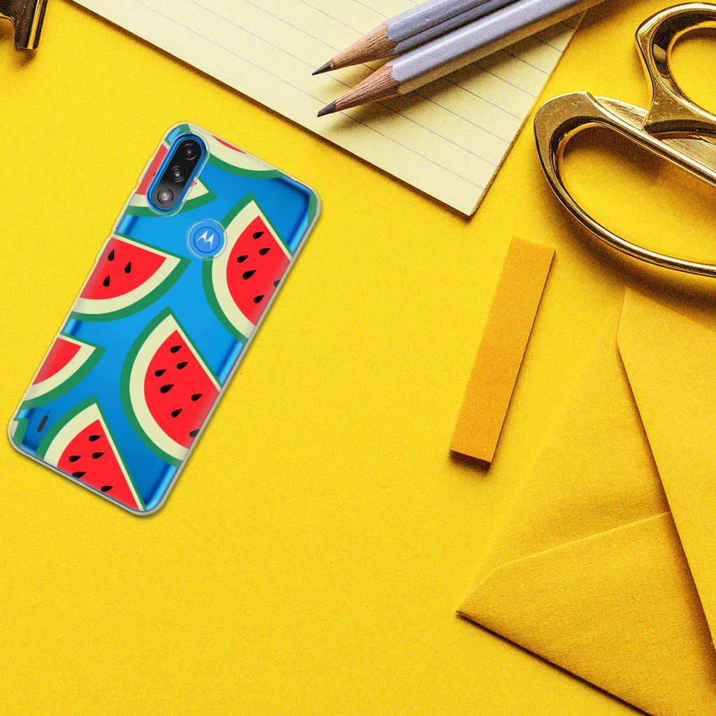 Motorola Moto E7/E7i Power Siliconen Case Watermelons B2C Telecom