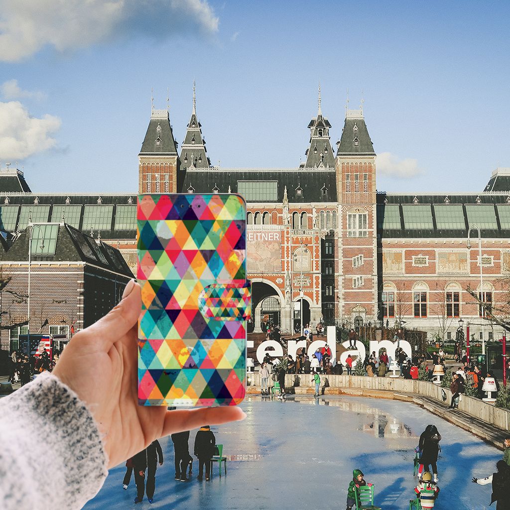 Huawei P10 Lite Telefoon Hoesje Geruit