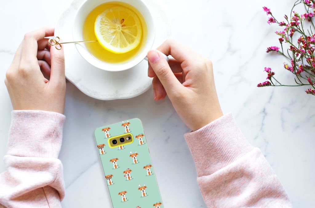 Samsung Galaxy S10e TPU Hoesje Pups