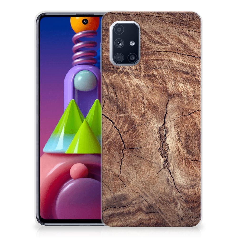 Samsung Galaxy M51 Bumper Hoesje Tree Trunk