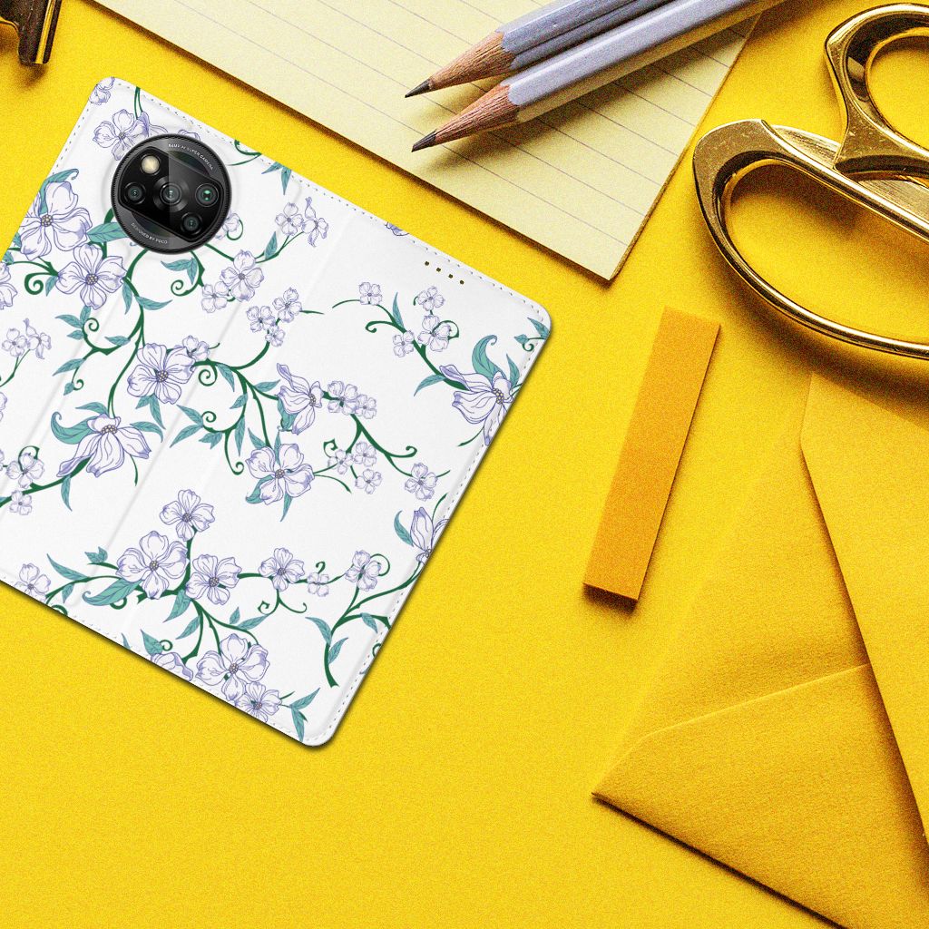 Xiaomi Poco X3 Pro | Poco X3 Uniek Smart Cover Blossom White - B2C Telecom