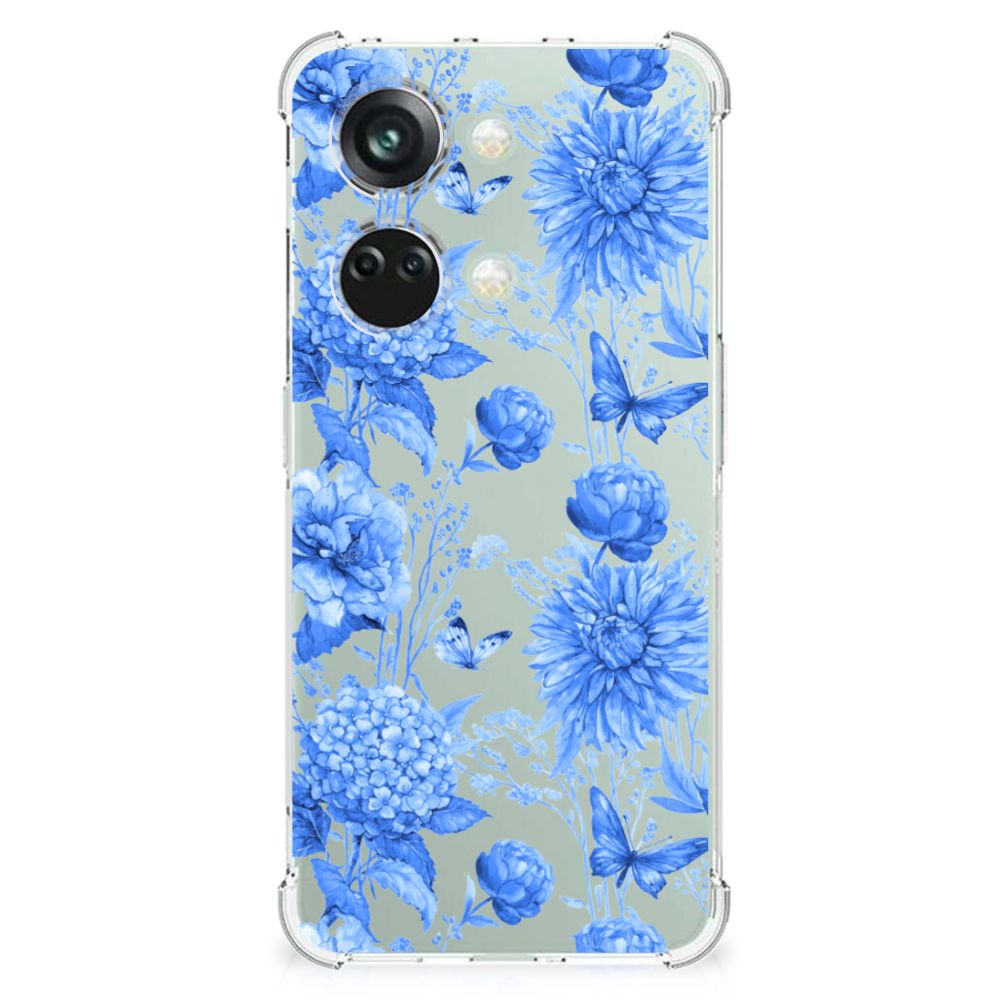 Case voor OnePlus Nord 3 Flowers Blue B2C Telecom