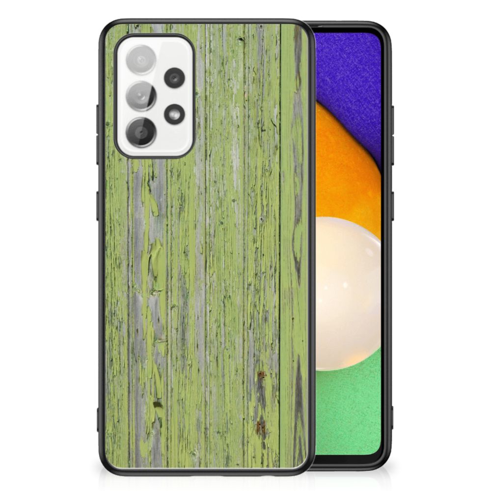 Samsung Galaxy A52 | A52s (5G/4G) Houten Print Telefoonhoesje Green Wood