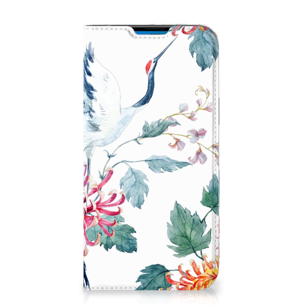 iPhone 14 Pro Max Hoesje maken Bird Flowers