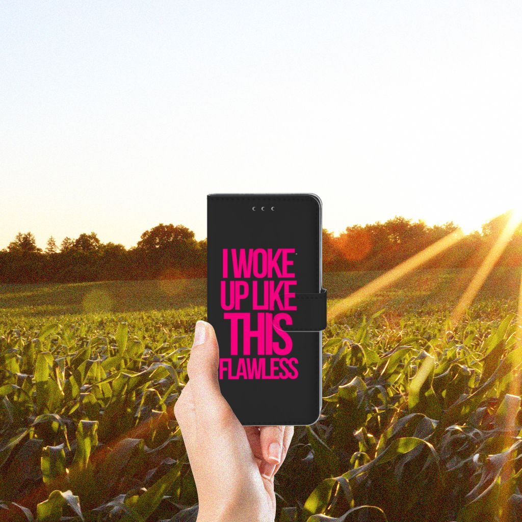 Honor 20 Pro Hoesje met naam Woke Up - Origineel Cadeau Zelf Maken