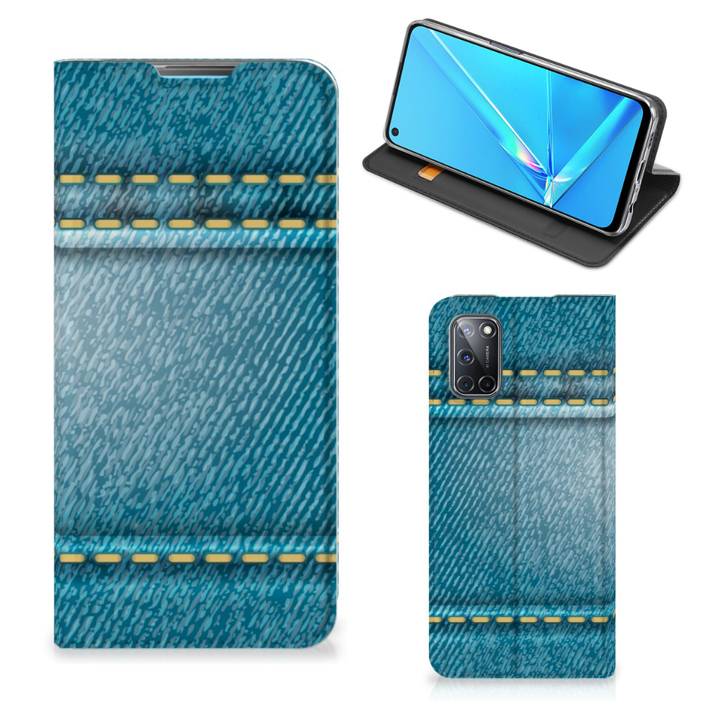 OPPO A52 | A72 Hippe Standcase Jeans - B2C Telecom
