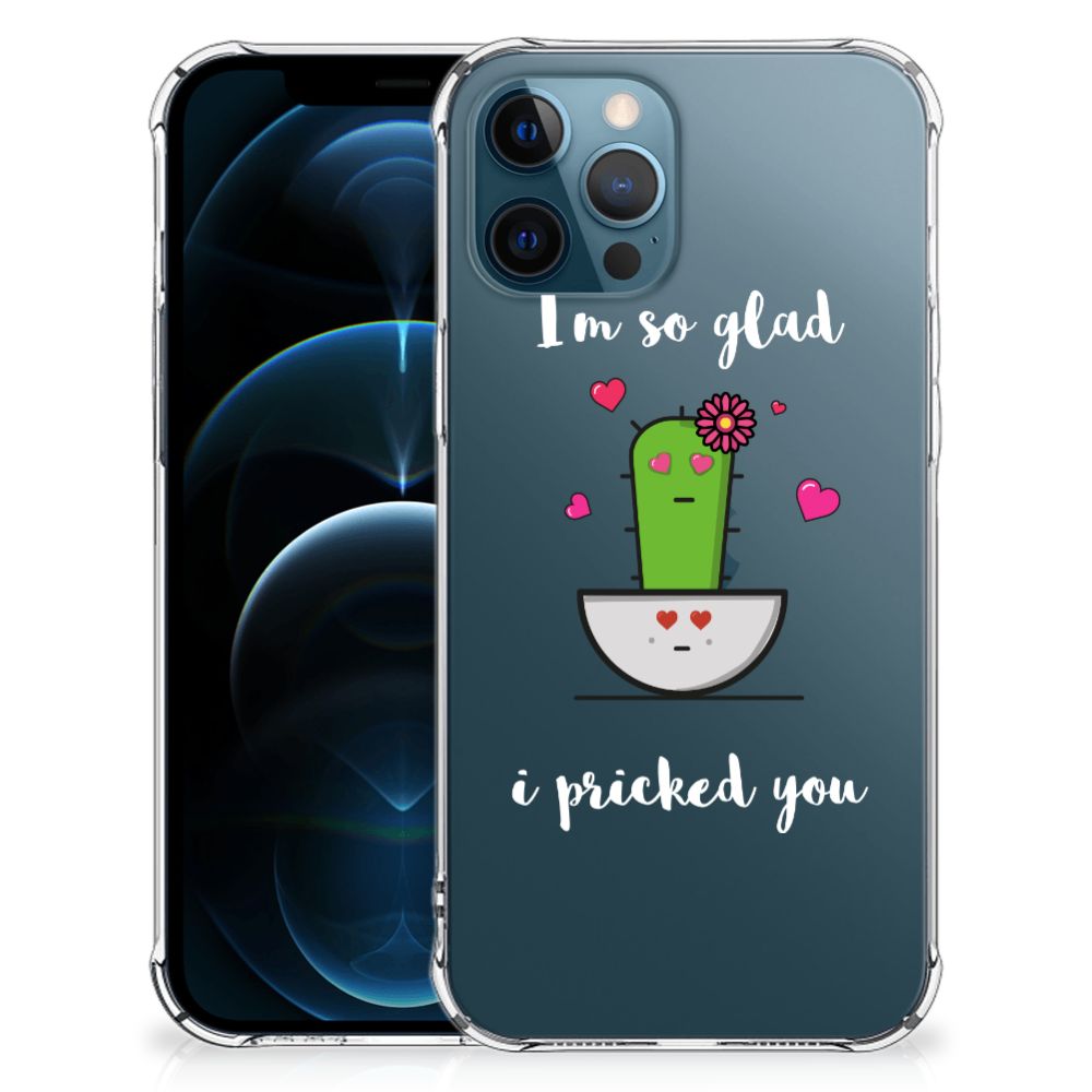 iPhone 12 | 12 Pro Stevig Bumper Hoesje Cactus Glad