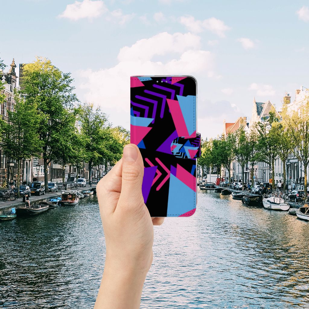 Samsung S10 Lite Book Case Funky Triangle