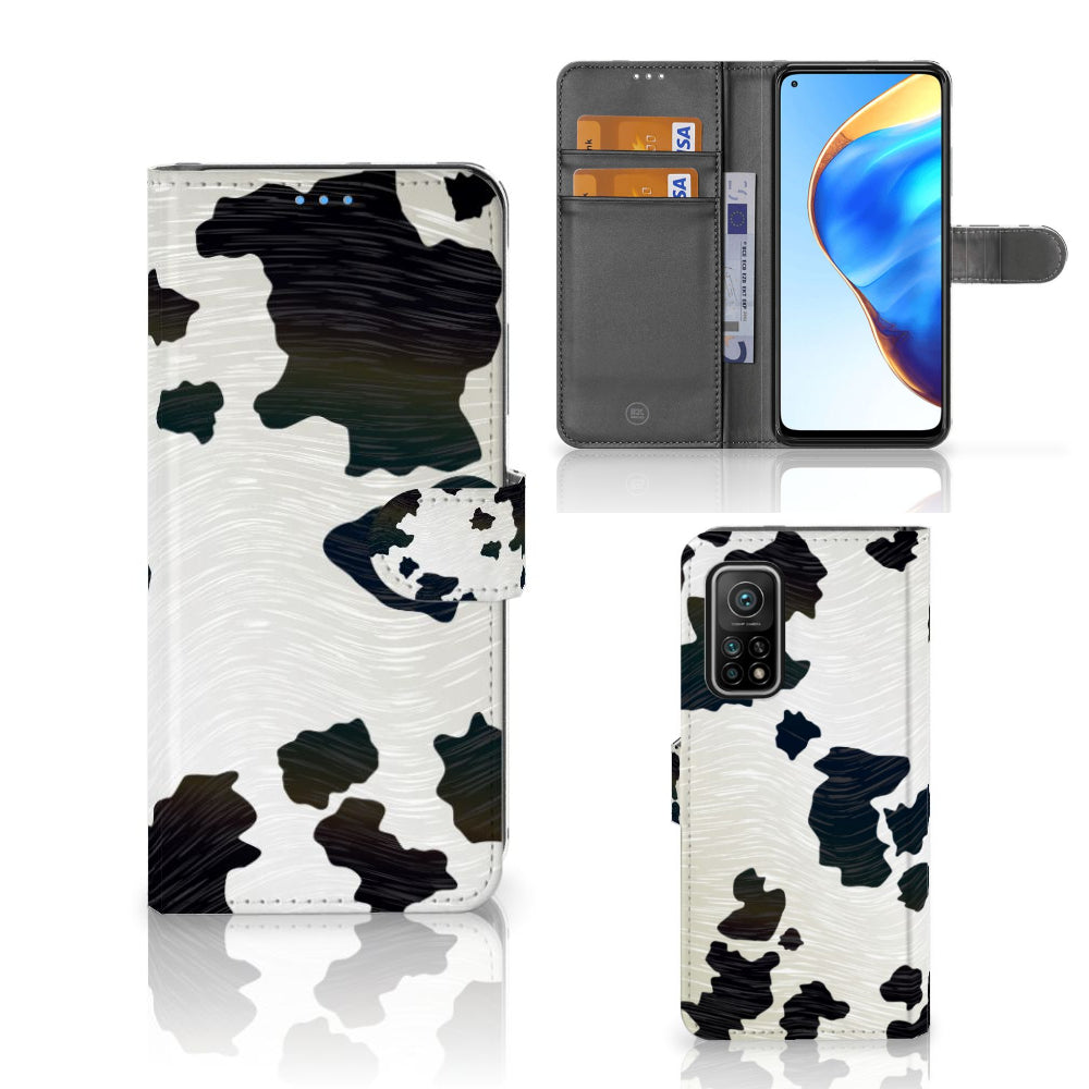 Xiaomi Mi 10T Pro | Mi 10T Telefoonhoesje met Pasjes Koeienvlekken