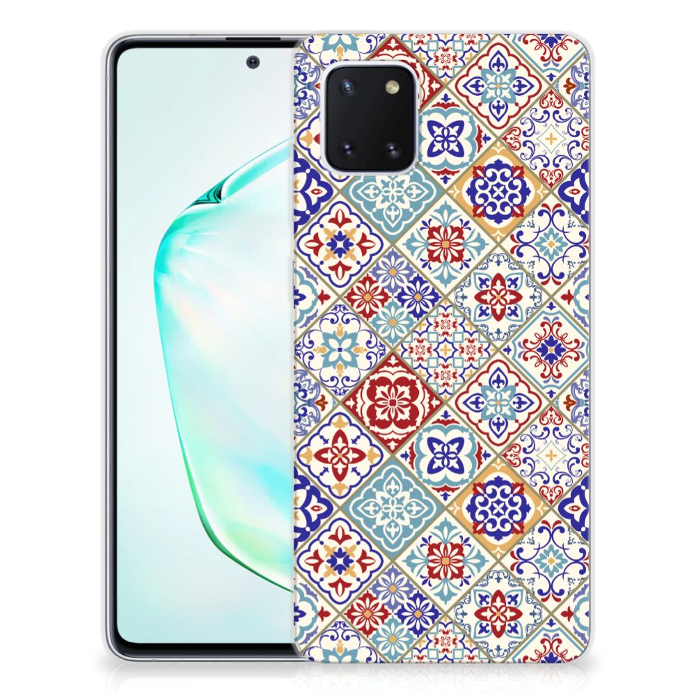 Samsung Galaxy Note 10 Lite TPU Siliconen Hoesje Tiles Color B2C Telecom